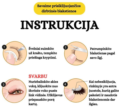 iLash™ Daugkartinio Naudojimo Blakstienos